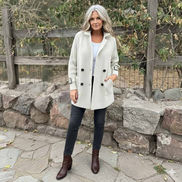 Ella | Mid-Length Double-Breasted Coat